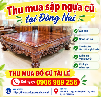 Thu mua sập ngựa cũ tại Đồng Nai
