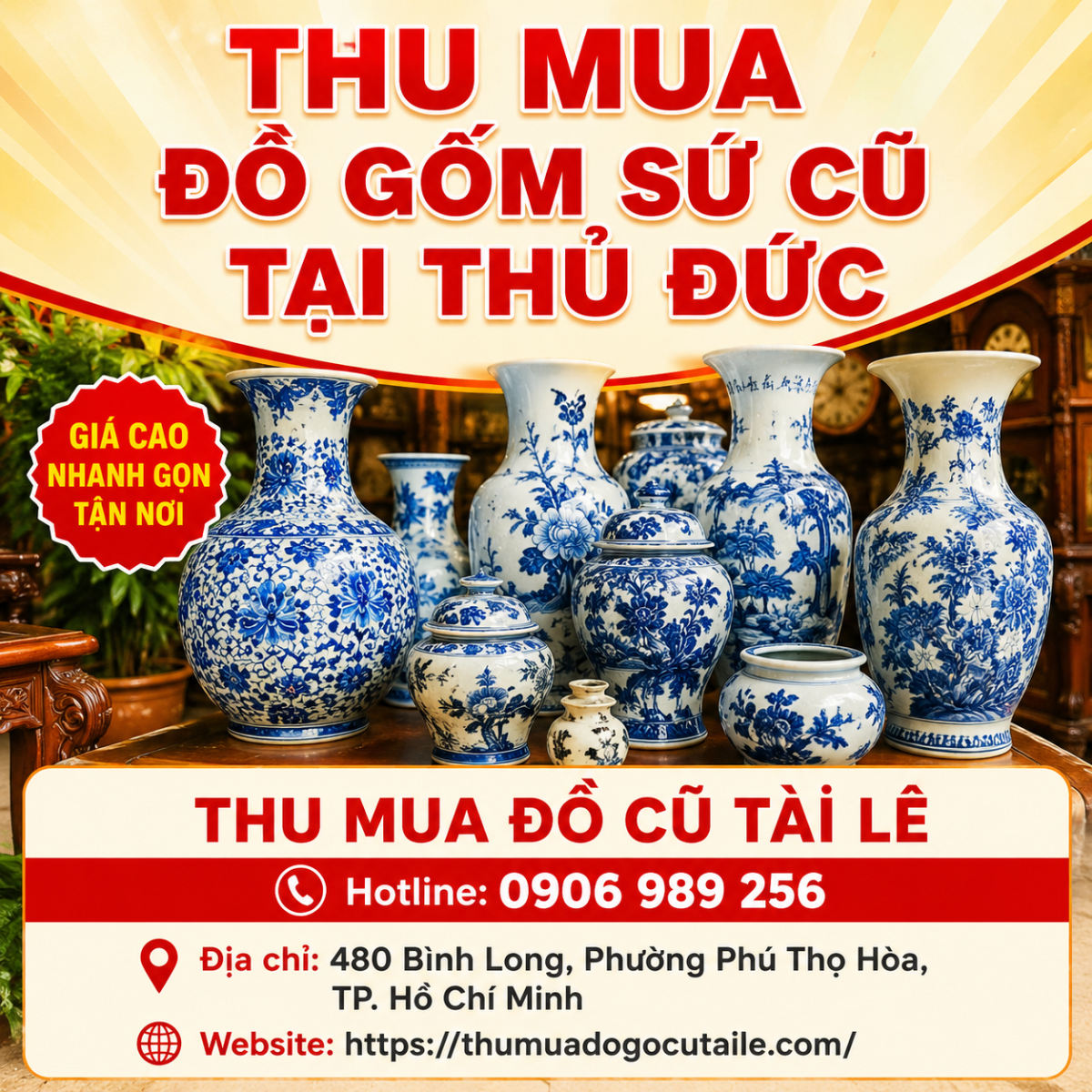 Thu Mua Đồ Gốm Sứ Cũ Tại Thủ Đức