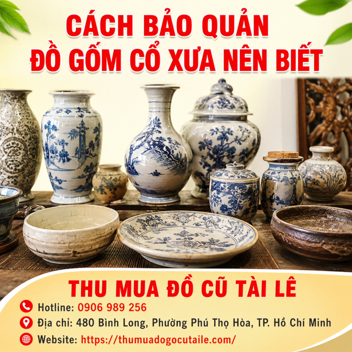 Cách bảo quản đồ gốm cổ xưa nên biết