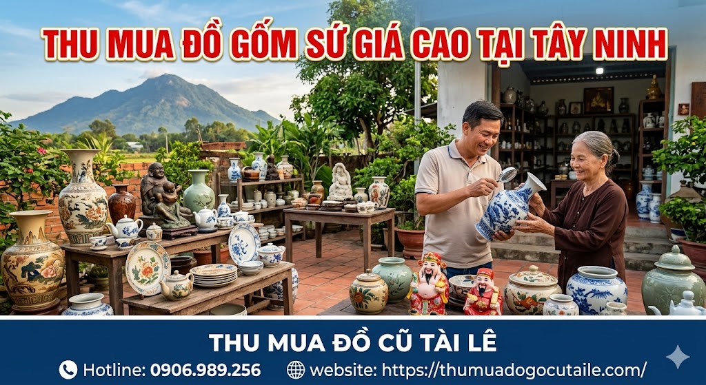 Dịch vụ thu mua đồ gốm sứ giá cao tại Tây Ninh của Tài Lê