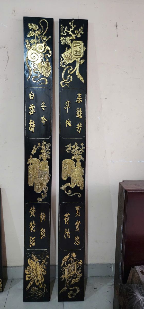 Tranh chữ gỗ (Thư pháp gỗ)