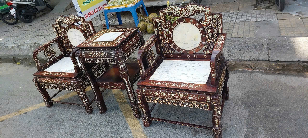 Tài Lê- thu mua bàn ghế cũ cẩn xà cừ quận 7