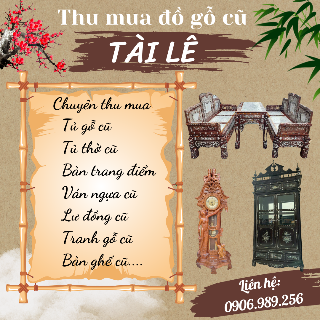 Cửa hàng Tài Lê- Thu mua bàn ghế cũ quận 7: 0906.989.256