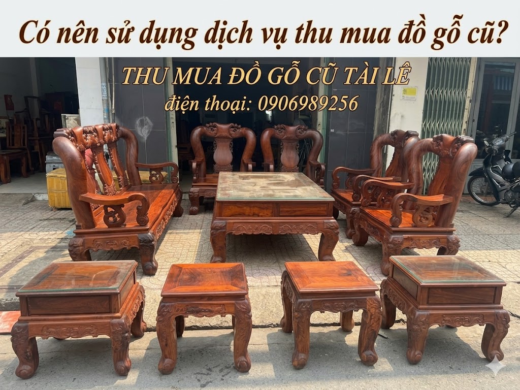 Có nên sử dụng dịch vụ thu mua đồ gỗ cũ?
