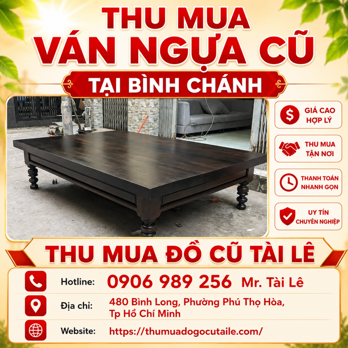 Thu Mua Ván Ngựa Cũ Tại Bình Chánh
