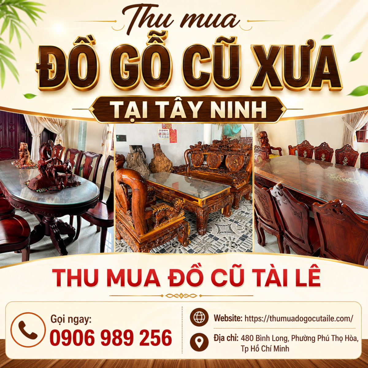Thu mua đồ gỗ cũ xưa tại Tây Ninh