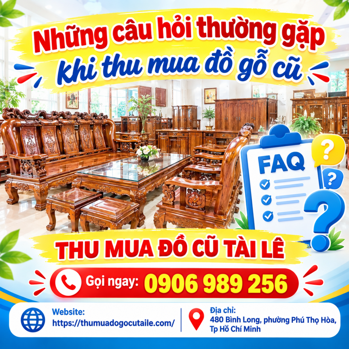Những câu hỏi thường gặp khi thu mua đồ gỗ cũ