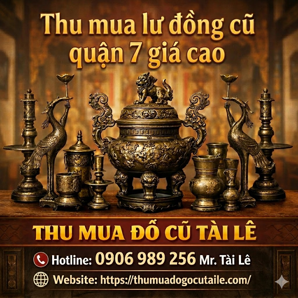 Thu mua lư đồng cũ quận 7 giá cao