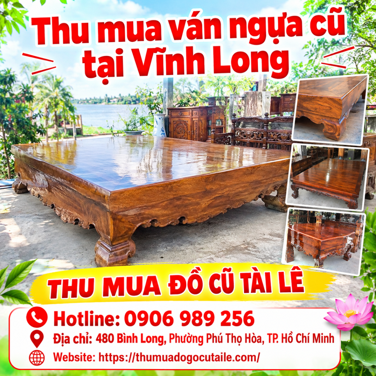 Thu mua ván ngựa cũ tại Vĩnh Long
