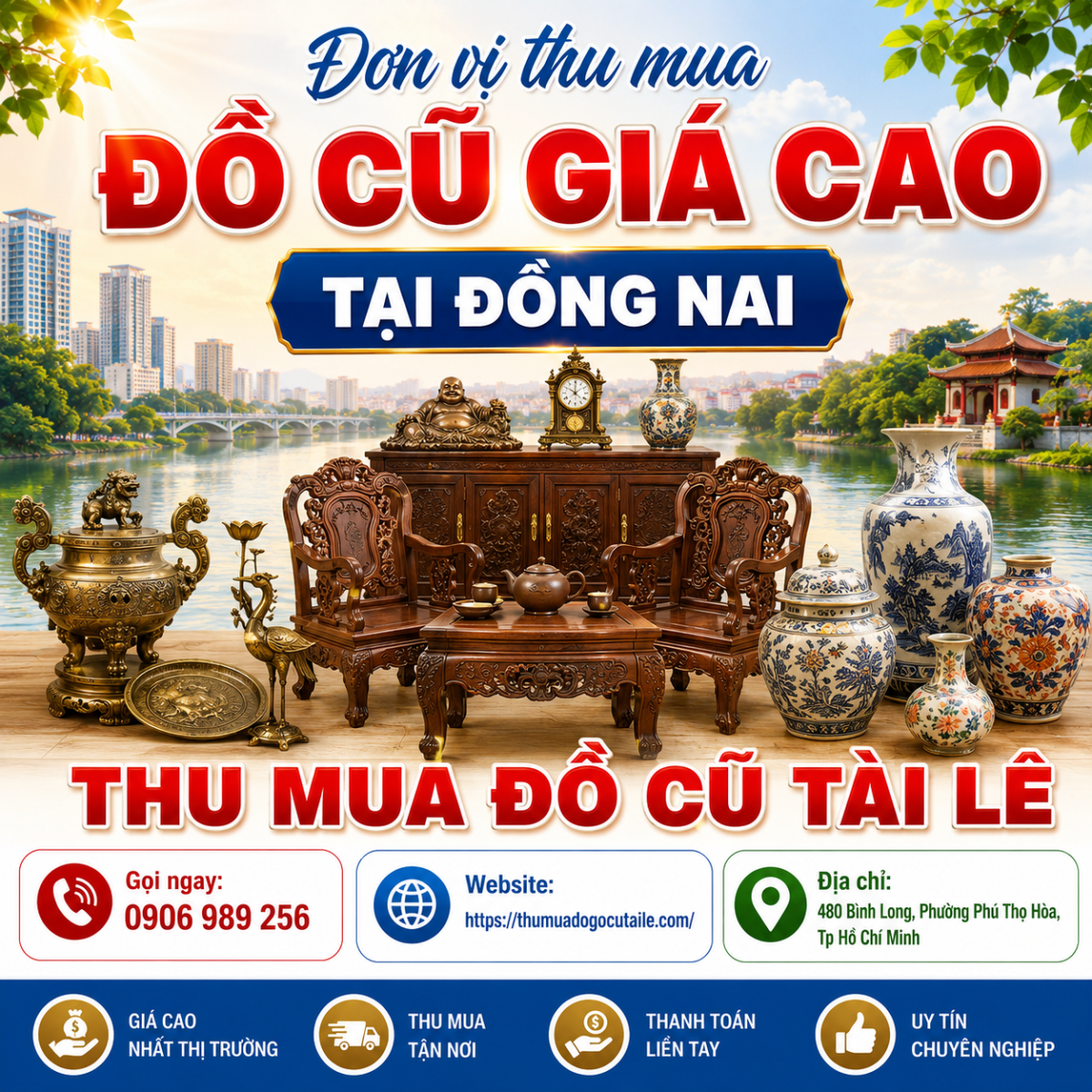 Đơn vị thu mua đồ cũ giá cao tại Đồng Nai