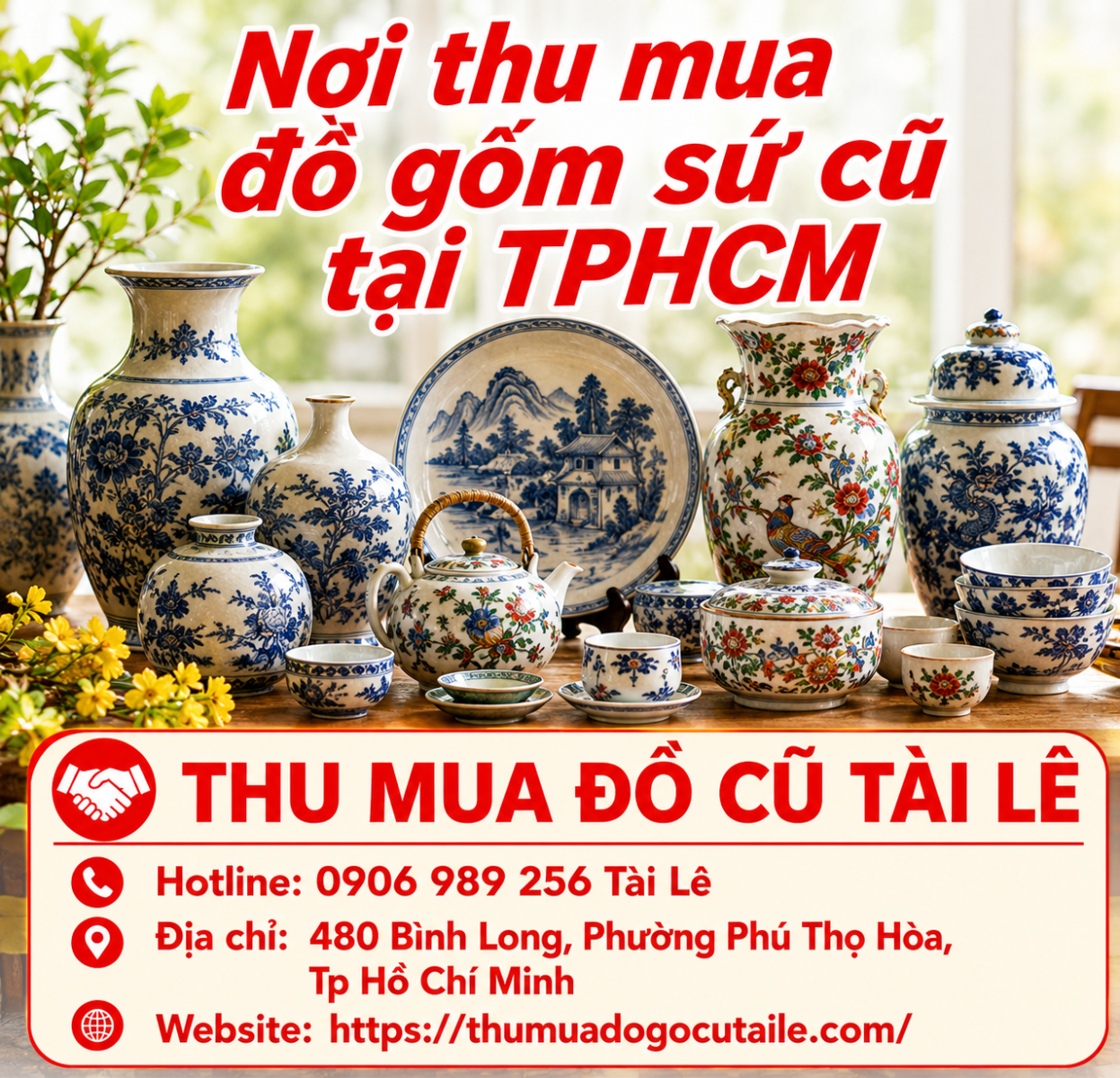 Nơi thu mua đồ gốm sứ cũ tại TPHCM