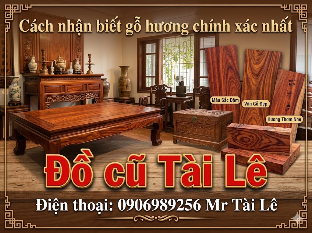 Cách nhận biết gỗ hương chính xác nhất