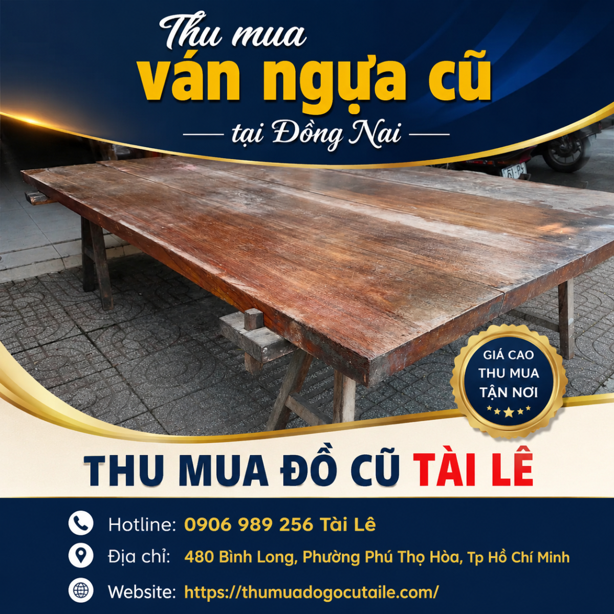 Thu mua ván ngựa cũ tại Đồng Nai