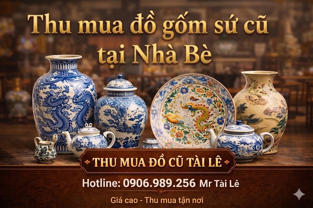 Thu mua đồ gốm sứ cũ tại Nhà Bè