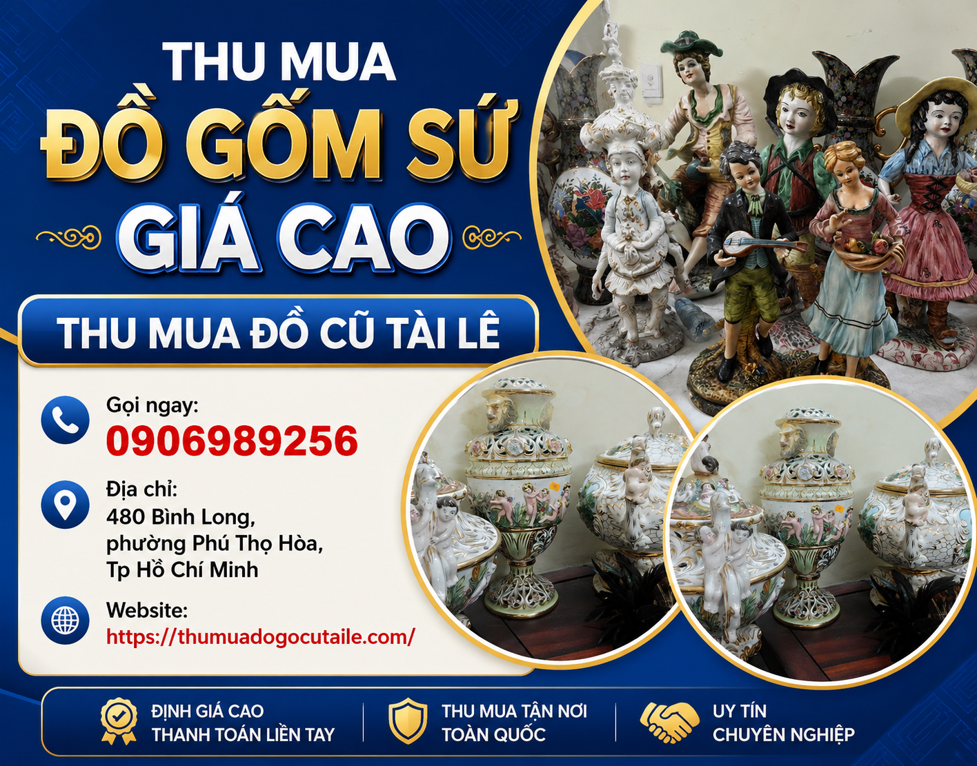Thu mua đồ gốm sứ giá cao
