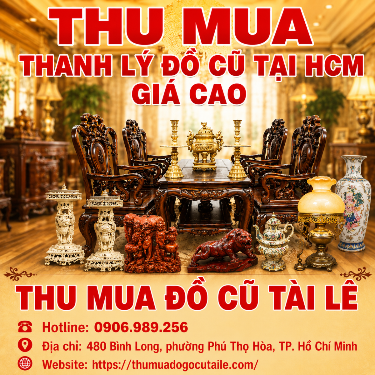 Thu mua thanh lý đồ cũ tại HCM giá cao