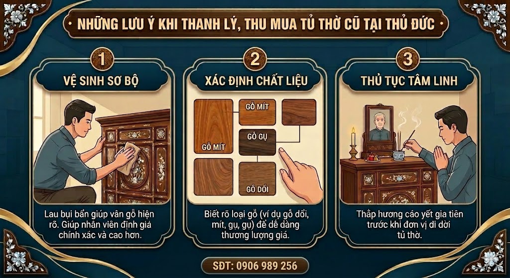 Thu mua tủ thờ cũ tại Thủ Đức