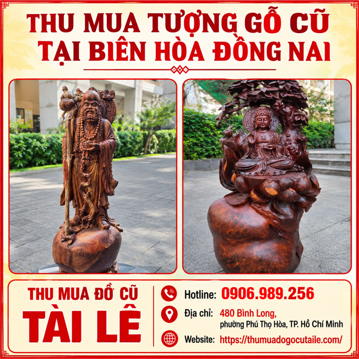 Thu Mua Tượng Gỗ Cũ Tại Biên Hòa Đồng Nai