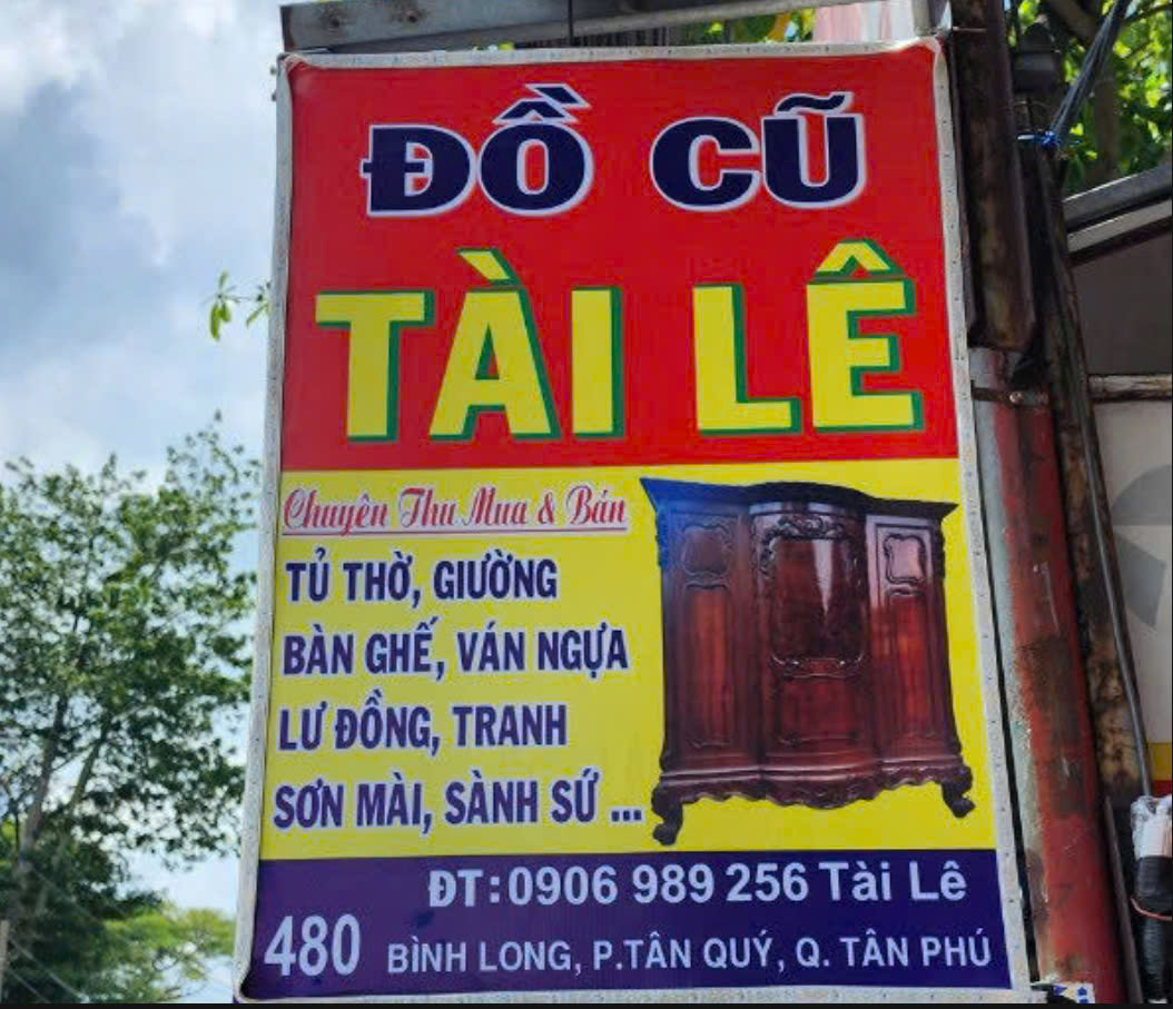Thanh lý đồ cũ nhà hàng, khách sạn quận 7 với giá tốt, dịch vụ nhanh chóng: Cửa hàng Tài Lê