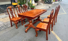 BỘ BÀN ĂN GÕ
