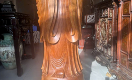TƯỢNG GỖ DI LẶC CHÚC PHÚC