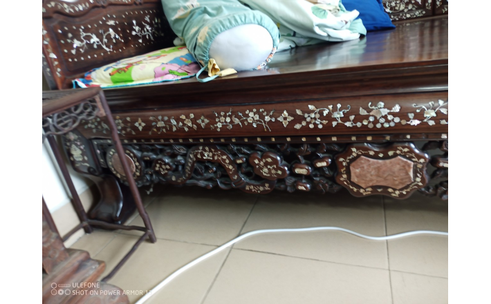 Giường ba thành cẩn ốc xưa