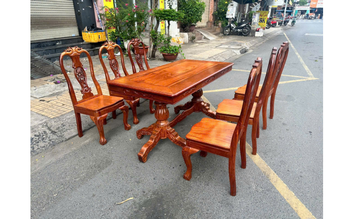 BỘ BÀN ĂN GÕ