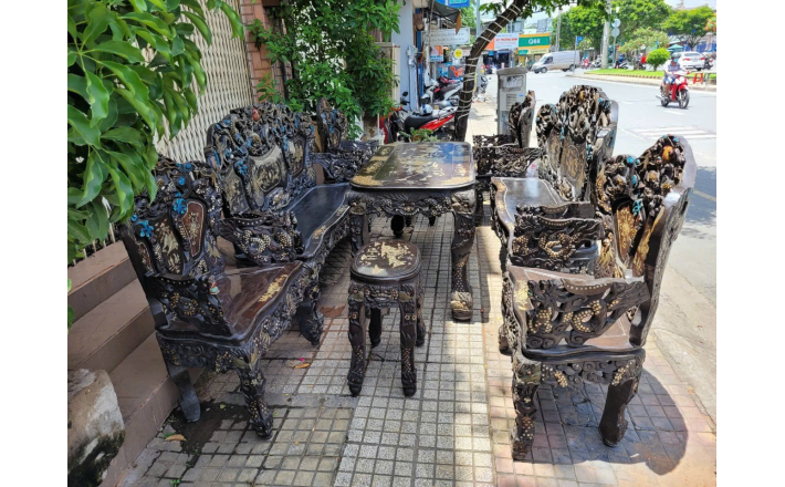 BỘ BÀN GHẾ ĐỈNH RỒNG