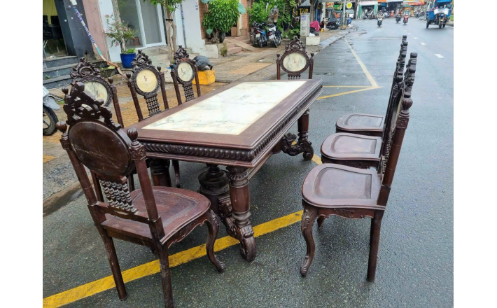 BỘ BÀN ĂN MẶT ĐÁ