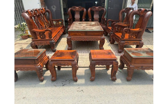 Bộ bàn ghế cẩm 10 món